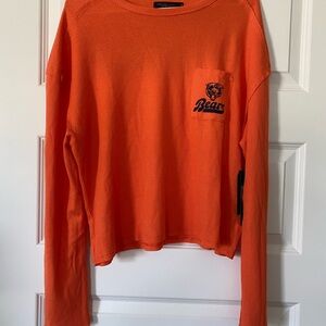 Junk Food Clothing Bright Orange Bears Long Sleeve Top